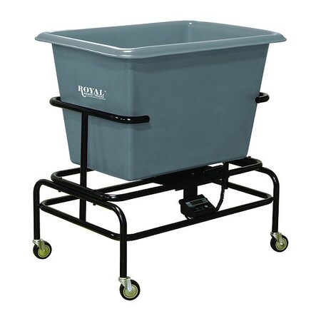 Royal Basket Trucks Scale Cart, Gray, Polyurethane G08-GRX-STA-5UNN