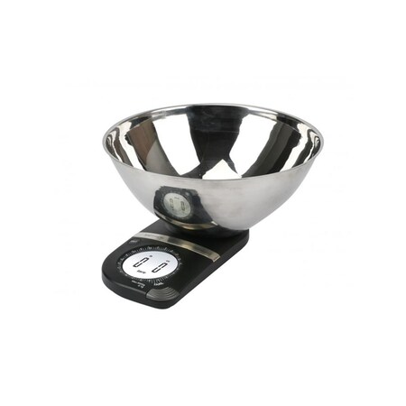 American Weigh Scales 5 kg Saffron Kitchen Scale with Bowl SAFFRON-5K-SS