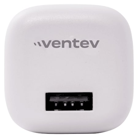 Ventev 12w Usb A Universal Mini Wall Charger, Gray WC12-HDBX-82113