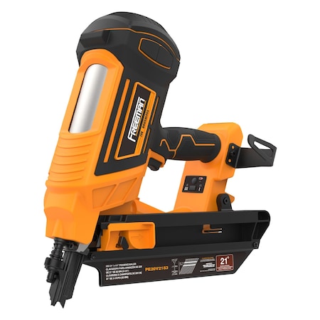 Freeman 20 Volt Cordless and Brushless 21 Deg. 3-1/4in Framing Nailer, Tool Only  750 Shots per Charge PE20VT2183