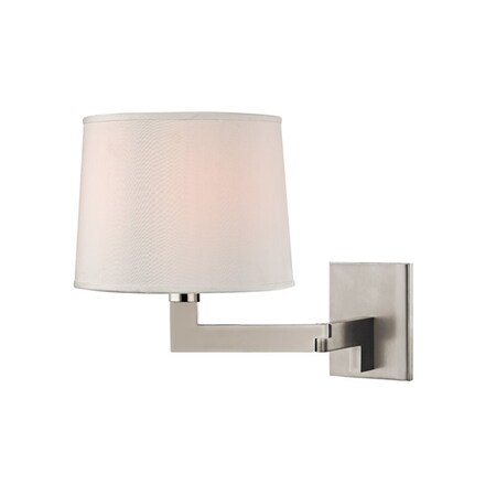 Hudson Valley Lighting Fairport 1 Light Wall Sconce 9 In. Polished Nickel 5941-PN