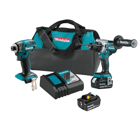 Makita Brushless 2Pc. Combo Kit (5.0Ah) XT297T