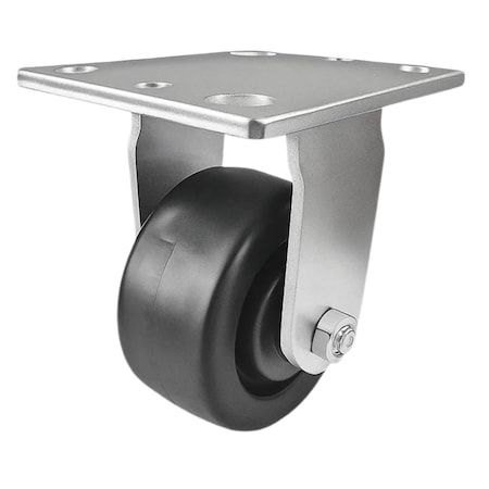 Hyw Products Heavy Duty Caster 4in Plastic Wheel, Rigid 40-40R-A1-HP