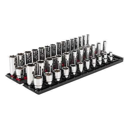 Tekton Socket Set, Steel, 52 Pieces SHD92213