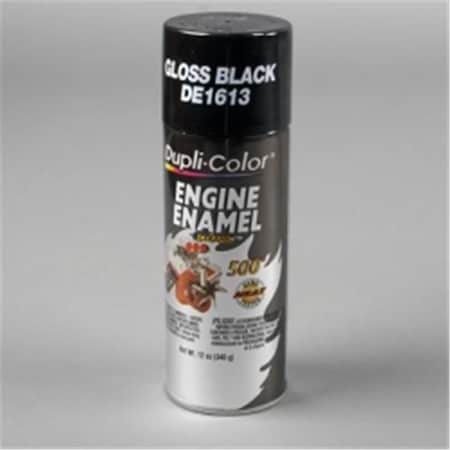 Safety First DE1613 12 oz Gloss Black Engine Enamel Paint with Ceramic SA3538943