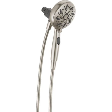 Delta SureDock Magnetic Hand Shower, 1/2 in Connection, 1.75 gpm, Satin Nickel, 72 in L Hose 75689SN