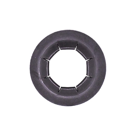 Auveco Push-Nut For Non-Threaded 1/2in Stud 1in O.D. - Black, 100PK 24080