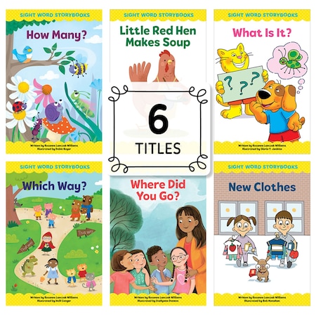 Creative Teaching Press Sight Word Storybooks Set 3, 6 Books 23603