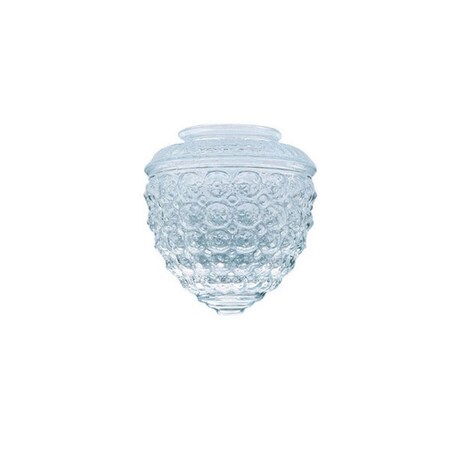 Brightbomb 85602 Clear 5.5 in. Dia. 3.25 in. Fitter Glass Shade-, 6PK BR2185206