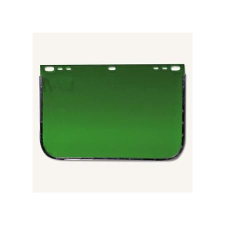 Anchor Brand Visors, Light Green, Aluminum Bound, 12 in L x 8 in H, Fibre Metal Helmets, 10PK 101-8041-B-LG