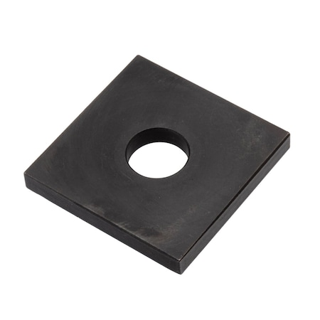 Zoro Select Square Washer, Fits Bolt Size M12 , Stainless Steel Black Oxide Finish Z8912-316-BX