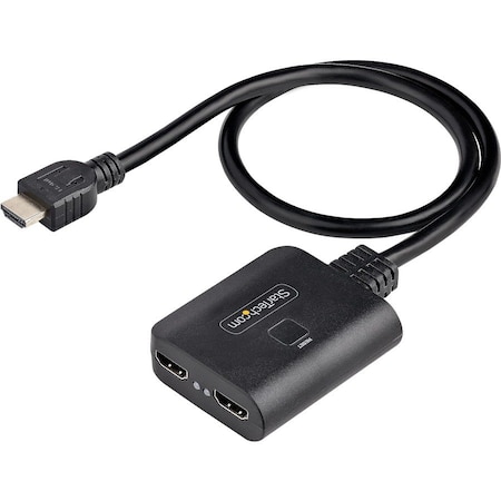Startech.Com 2-PORT 4K 60HZ HDMI SPLITTER SHOWS THE SAME IMAGE ON TWO HDMI DISPLAYS; HDR; 7.1 HDMI-SPLITTER-4K60UP