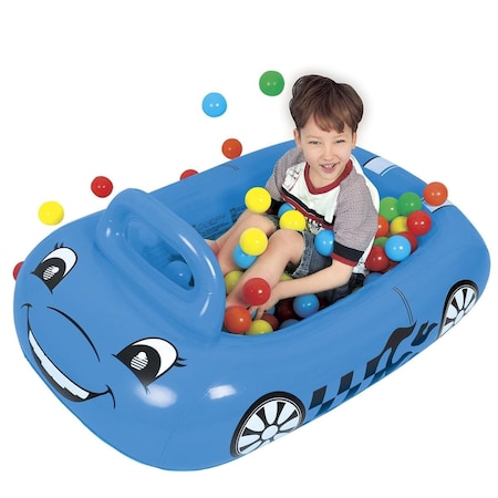 Pool Central 46 in. Car Kiddie Pool Ball Pit, Blue 34256446