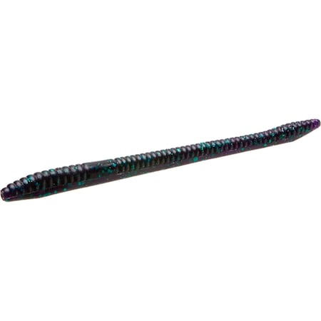 Zoom Bait 4.75 in. Salt Finesse Worm in June Bug, 20PK 004-05