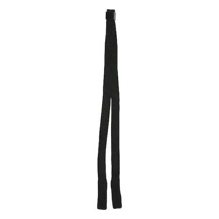 Mcr Safety Lanyard, Black, 22 in Length, Slip-On Attachment 219