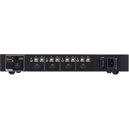Aten 4-PORT USB HDMI SINGLE DISPLAY PP4.0 SECURE KVM W/ CAC SUPPORT CS1184H4C