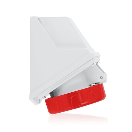 Leviton Pin & Sleeve Receptacle, 16 A, 440/460V AC, Three Phase, 3 Pole, Red W316-S11