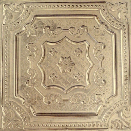 Shanko All Day Tony Pattern 612 Antique Cream Surface Mount Vintage HandPainted Standard CeilingTiles, 12PK ADT612-NU-STD-ATCR-12