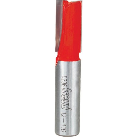 Diablo Double Flute Straight Bit, 1/2 in dia 12-116