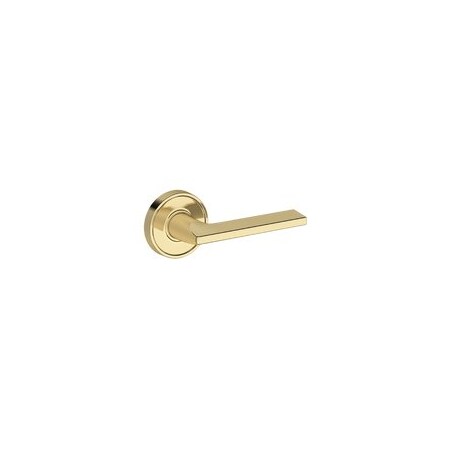 Baldwin Residential Door Levers Passage Reversible Non-Lacquered Brass PSANARRR031