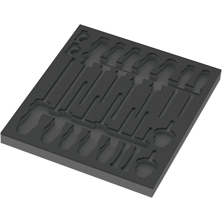 Wera 9810 Foam insert screwdriver set 1, empty, 344 x 30 x 392 mm 5137310001