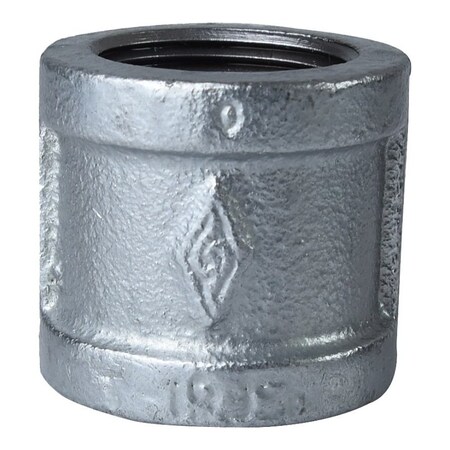 Prosource Exclusively Orgill Pipe Coupling, 1 in, Threaded, Malleable Steel, SCH 40 Schedule, 300 psi Pressure 21-1G