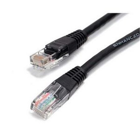 Ezgeneration Cat6 Patch Cable 3ft 1 x RJ-45 1 x RJ-45 Patch Cable Black EZ758386