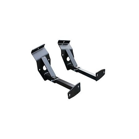 Torklift TRUCK CAMPER PRODUCTS Frame Mount No Drilling Required Powder Coated Black Forged Steel Set Of C2224