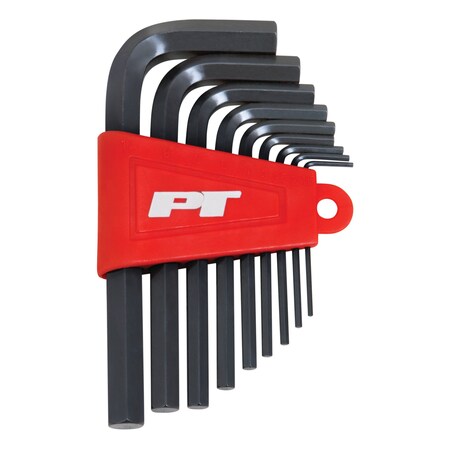 Performance Tool 9-Pc Metric Hex Key Set With Holder, W1392 W1392