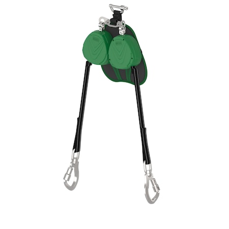 Msa Safety V-TEC(R) EDGE Self Retracting Lifeline, D-Ring, Steel, 2 Leg(s), 310 lb Weight Capacity VTLEW-022-PC-A