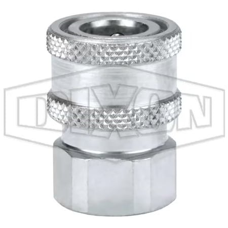 Dixon 1/4 V COUP, 1/4 F-NPTF STEEL, UNVALVED 2VF2-E