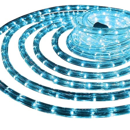 Hometown Holidays Rope Light, 18 ft L, 120 V, 144Lamp, Blue Light, LED Lamp 1380-04