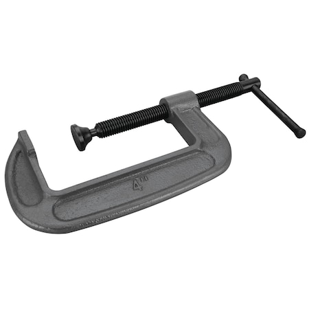 Performance Tool 4 in. Ductile Iron C-Clamp with Swivel Pad W207C