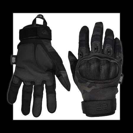 Glove Station Black Multi-Cam, Touchscreen, Durable & Comfy, Bm L GS-TACHK258-BM-L