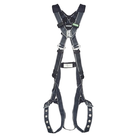 Msa Safety V-Form Welding Harness, Back D-Ring, Tongue Buckle Leg Straps, Standard (STD) M/L 10252106