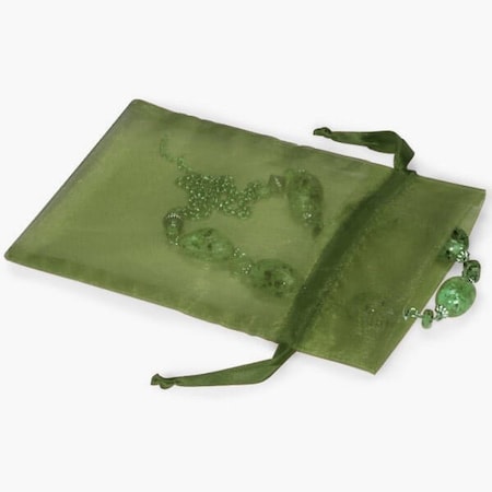 Nashville Wraps Moss Green Organza Favor Bags, 5x7, 10PK B95217