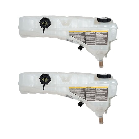 Mytee Products Coolant Reservoir Bottle Tank w/Sensor for Kenworth Replace N5346001, 2PK TANK-KP-0817x2