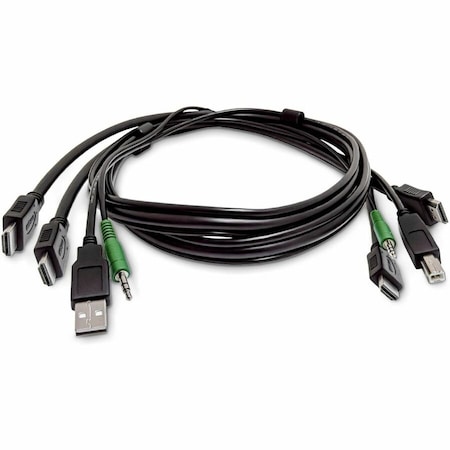 Startech.Com Dual HDMI KVM Cable USB 2.0 SK2HDMMKVM10-TAA