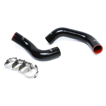 Hps Performance High Temp Reinforced Silicone Radiator Coolant Hose Kit, Black, 57-1498R-BLK