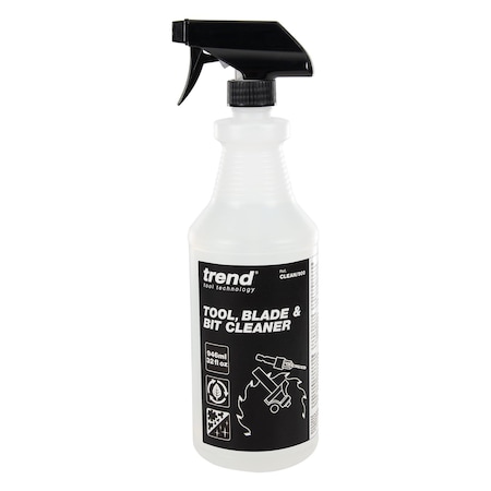 Trend Tool Technology Tool, Blade & Bit Cleaner, 32 fl oz, Non-Toxic, Rust Remover, CLEAN/900 U*CLEAN/900