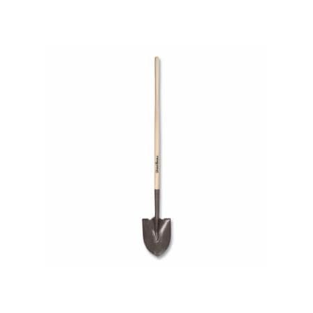 Union Tools Round Point Shovel, 9.25 in L x 7.375 in W Blade, 48 in Hardwood Straight Handle, 6PK 760-40192