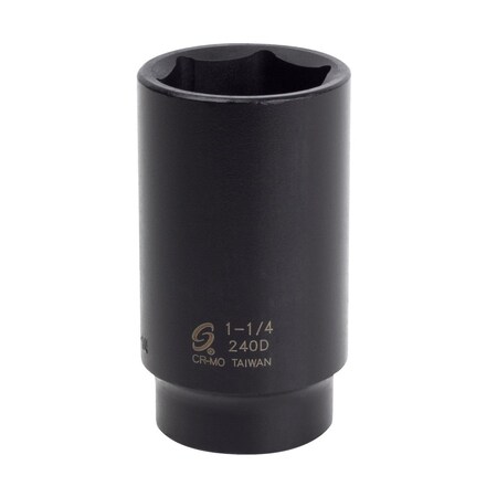Sunex 1/2 in Drive 1-1/4 in Deep Impact Socket 240D