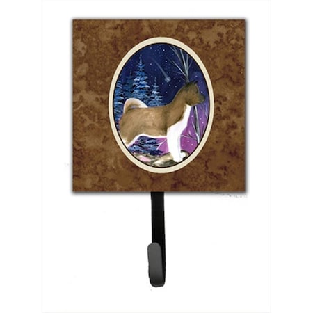 Carolines Treasures Starry Night Akita Leash Holder Or Key Hook SS8352SH4