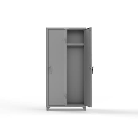 Strong Hold 14 GA Single-Tier Locker - 2 Compartments 36-2D-18-1T-L