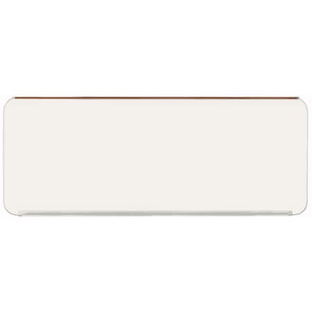 Aarco All Purpose Professional Series High Gloss White Porcelain on Steel Marker Board, 48''Hx120''W RDS48120