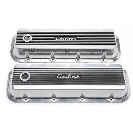 Strike3 4275 BBC Elite II Valve Covers Tall Baffled Breather Hole ST3617862