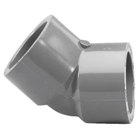 Charlotte Pipe And Foundry PVC 083091200HA 3/4IN 45 5 DEG ELL SCH80 PVC XS PVC 08309 1200HA