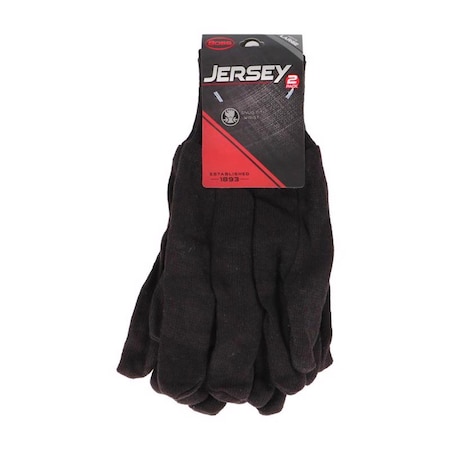 Boss Boss Unisex Indoor/Outdoor Seamless Knit Jersey Work Gloves Brown L 2 pair B61061-L2P