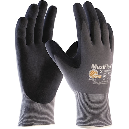 Maxiflex Ultimate Mens Small Seamless Knit Nylon/Lycra Glove 34-874T/S