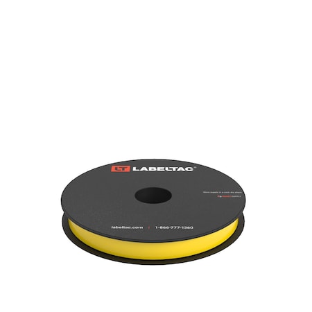 Labeltac LabelTac 4 and Pro Model High Performance 10 Year Vinyl Supply 0.5in x 150ft, Yellow LT0501HP
